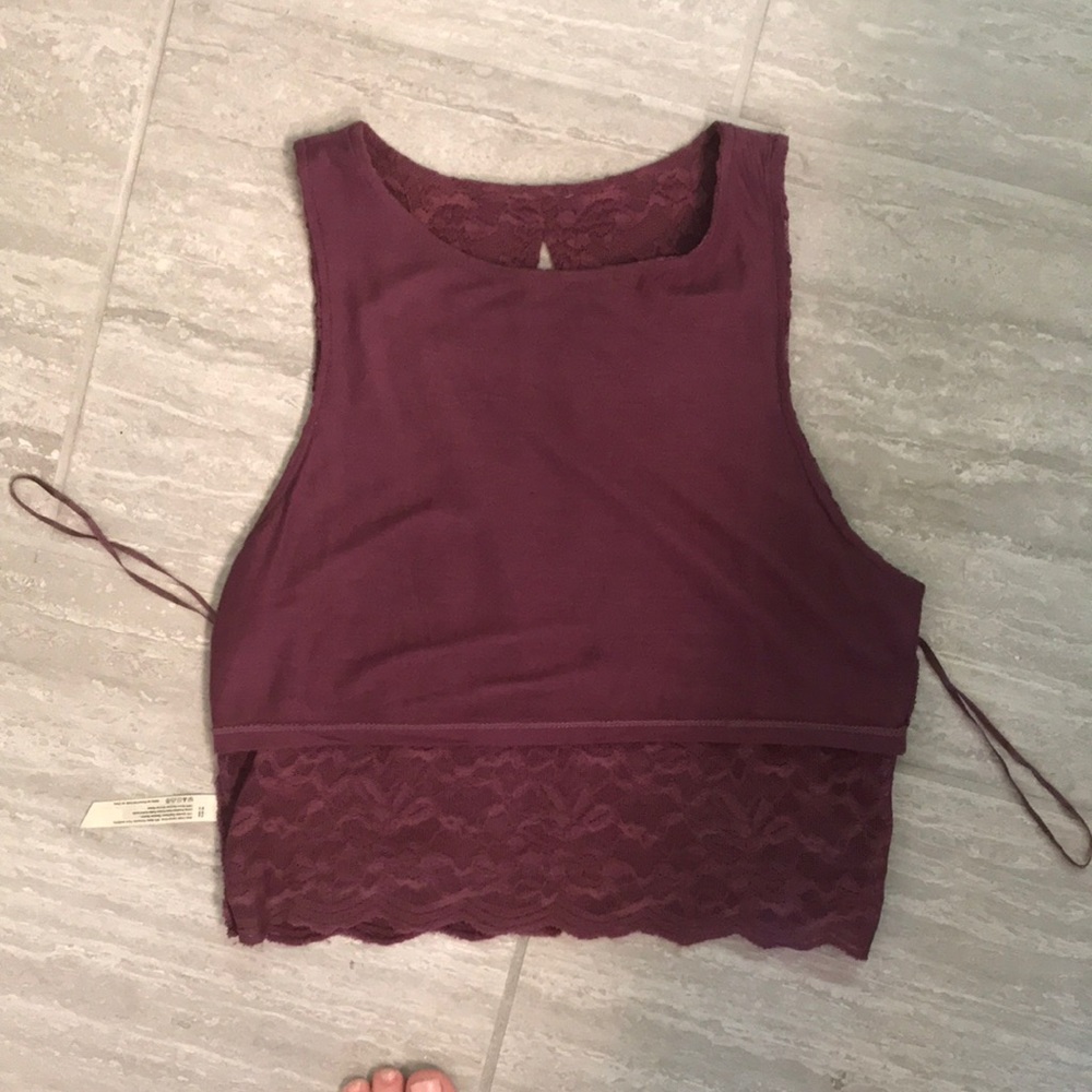 Free People Lacey Crop Top - Picture 3 of 4